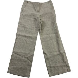Class Made In Italy 100% Linen Wide Pants Size 42 Small